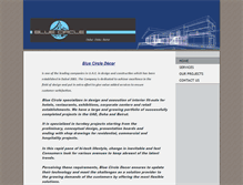 Tablet Screenshot of bluecircledecor.com